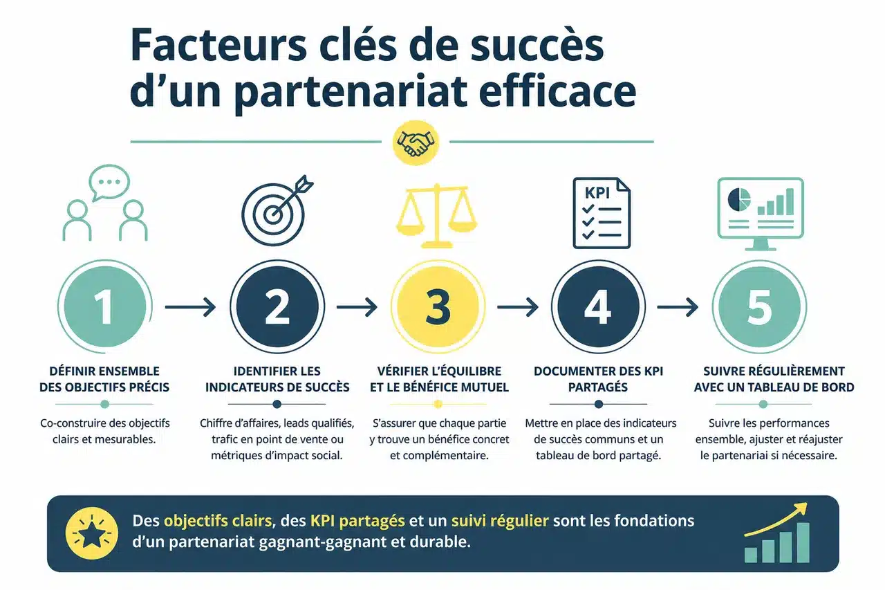 Comment créer un partenariat gagnant-gagnant pour votre entreprise? , Facteurs clés de succès d’un partenariat efficace